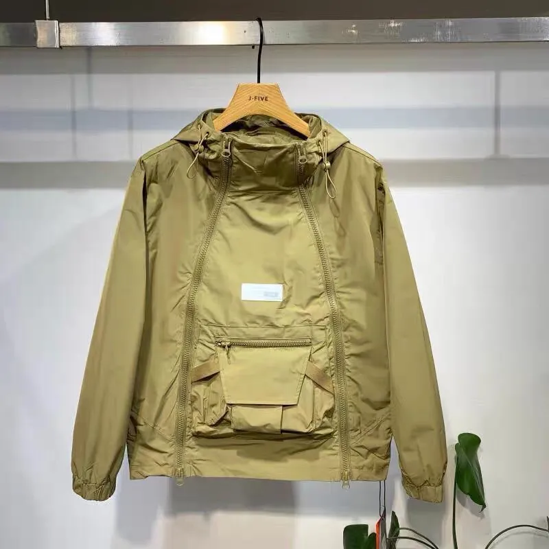 Streetwear Brand Vintage - Felpa con cappuccio con cerniera vintage