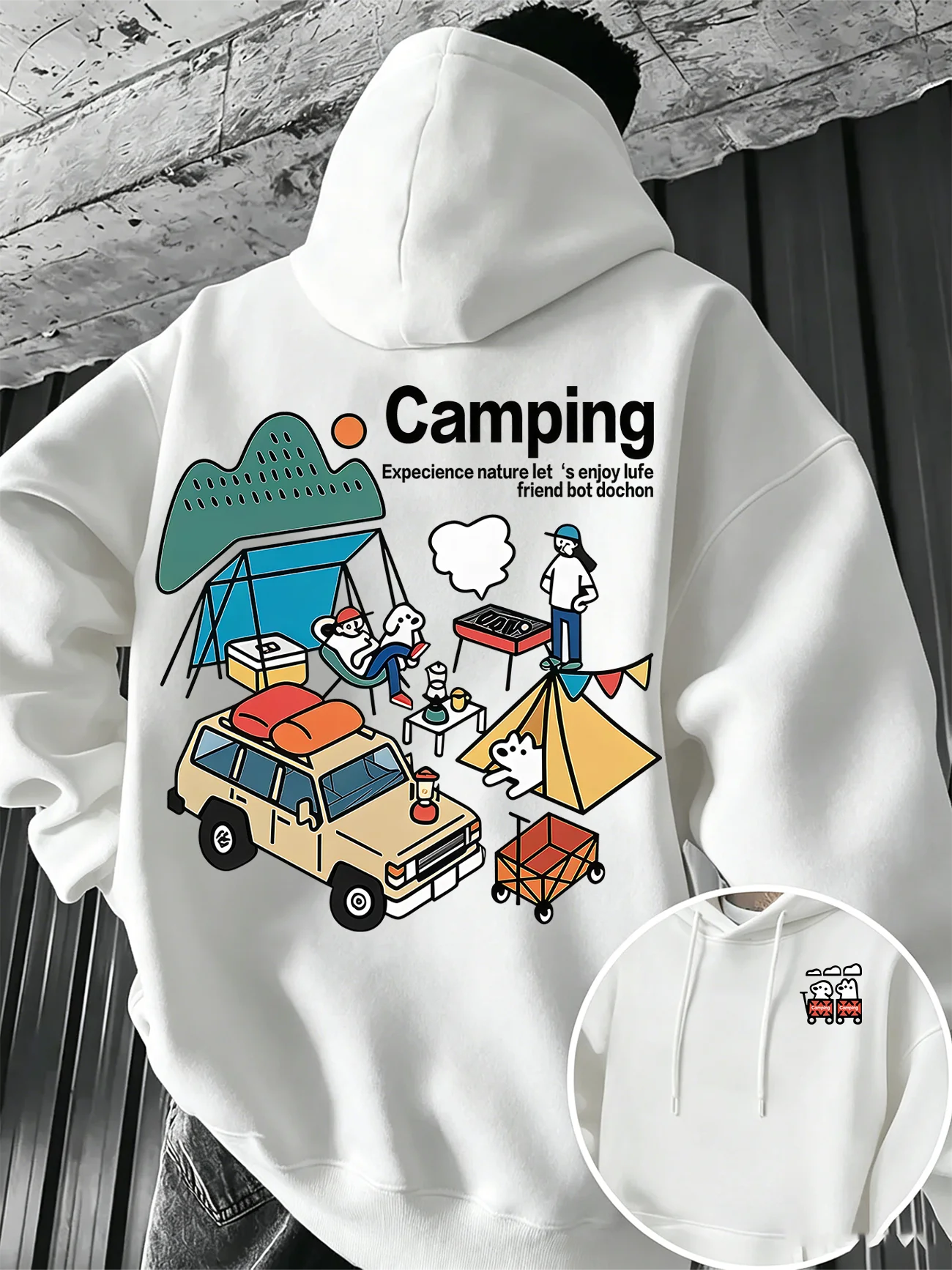 Felpa con cappuccio da campegg - Streetwear Brand Vintage recensione e prezzo