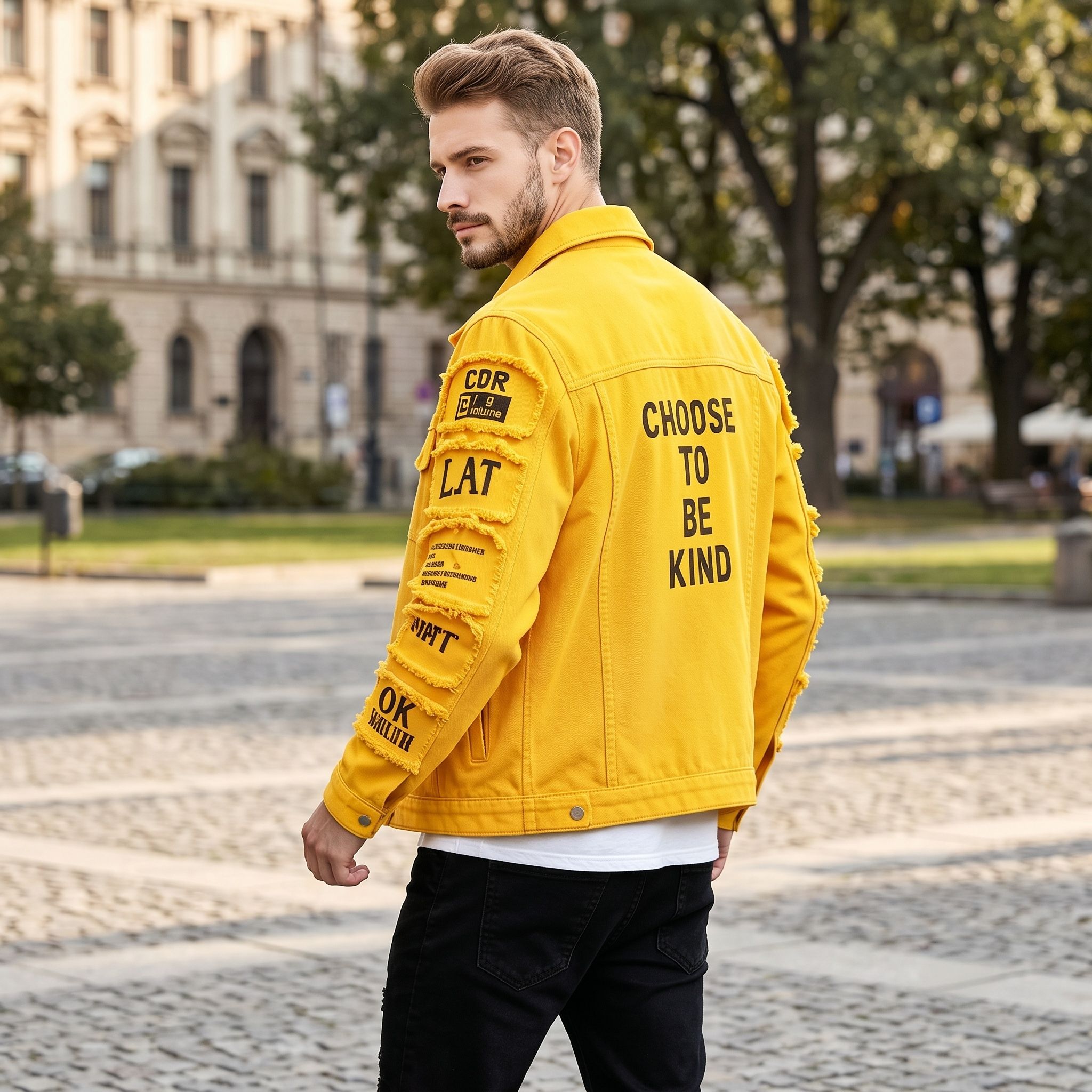 Giacca di jeans da uomo in sti - Streetwear Brand Denim recensione e prezzo