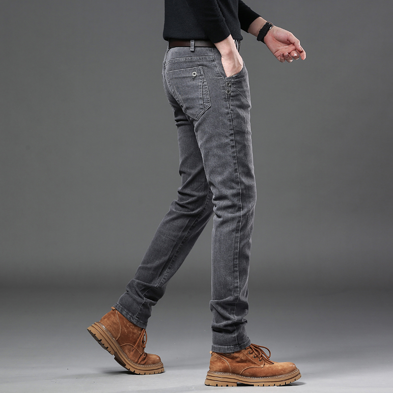Nuovi jeans slim coreani grigi - Streetwear Brand Denim recensione e prezzo